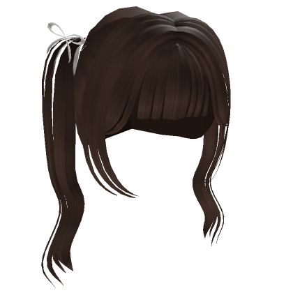 Brunette Mini Ribbon Mid Set Pigtail Roblox