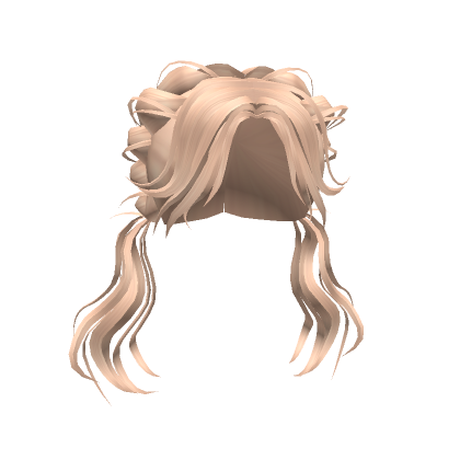 Blonde Braided Pigtails Roblox