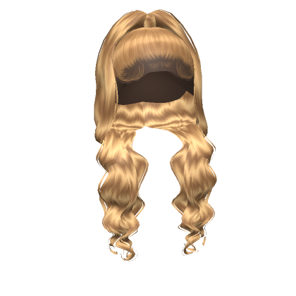 Blonde Wavy High Ponytail Roblox Item Rolimon S