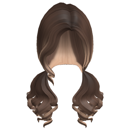 Brown To Blonde Low Curly Doll Pigtails Roblox