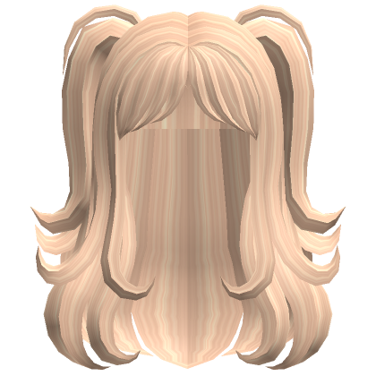 Blonde Fluffy Anime Hair With Pigtails S Code Price RblxTrade