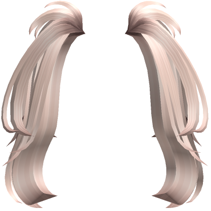 Layered Pigtail Extensions In Platinum Blonde Roblox