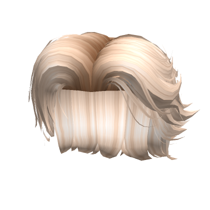 Styled Windswept Hair In Warm Blonde Roblox