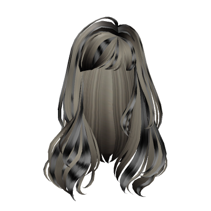 Black Blonde Scene Emo Wavy Fashionist Model Hair Roblox