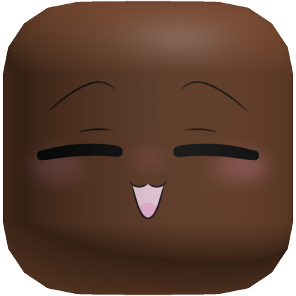 Delighted Anime Smile Face Reddish Brown Roblox Item Rolimon S