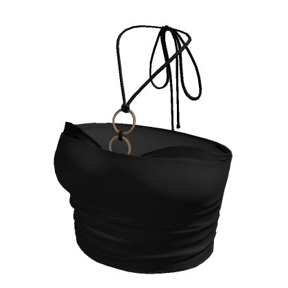 Black Urban Summer Beach Halter Bikini Tube Top Roblox