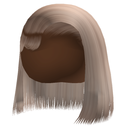 Short Side Part Bob In Blonde Platinum Roblox