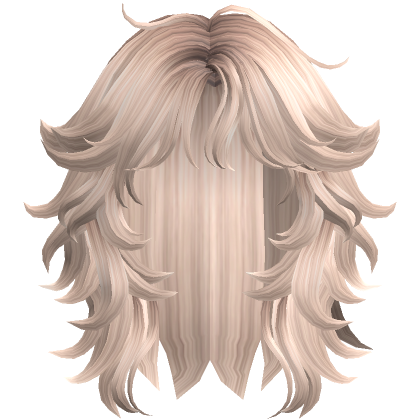 Platinum Blonde Layered Wolf Cut Roblox