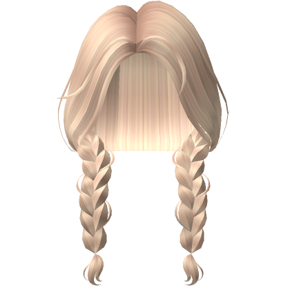 Braids With Side Part In Blonde Roblox