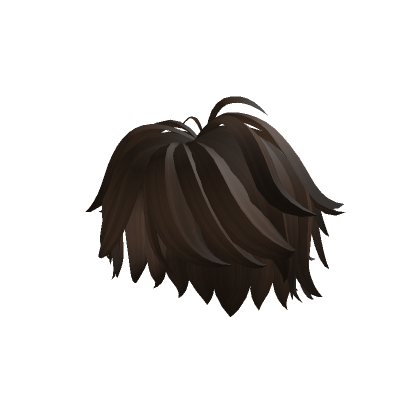 Short Messy Windswept Hair In Brunette Brown Roblox