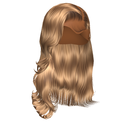 퓖 Blonde Balayage Wavy Side Part Blowout Roblox