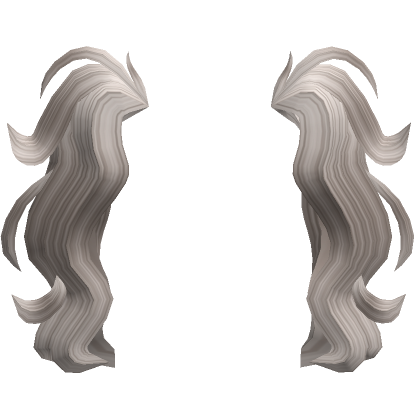 Y2K Messy Aesthetic Pigtail Extension Ash Blonde Roblox