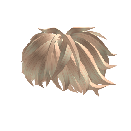 Messy Swept Hair Blonde Roblox