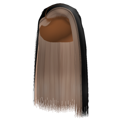 Side Part Silk Press In Blonde Skunk Stripe Roblox