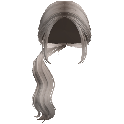 Long Wavy Side Ponytail Ash Blonde Roblox