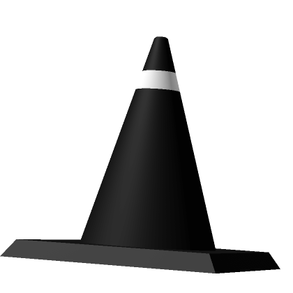 Cone De Tr Nsito Preto Roblox