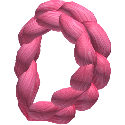 Hot Pink Twin Loop Braids Extension Roblox