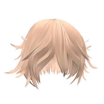 Messy Pointy Anime Swept Hair Blonde Roblox