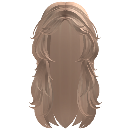 Long Fluffy Layered Grunge Wolfcut Blonde Roblox