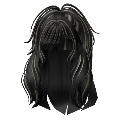 Black Blonde Scene Emo Fashion Ponytail Large Hair Roblox