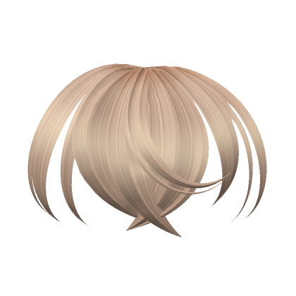 Anime Crossed Bangs Blonde Roblox