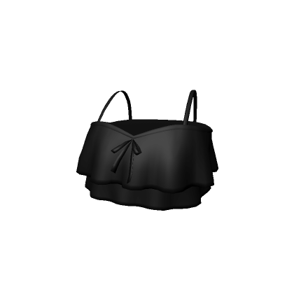 Chibi Doll Bikini Top Black Roblox