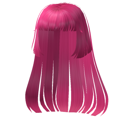Extreme Hime Cut In Hot Pink Roblox
