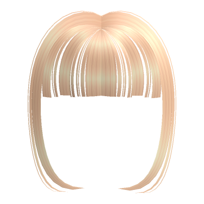 Blonde Straight Bangs Roblox