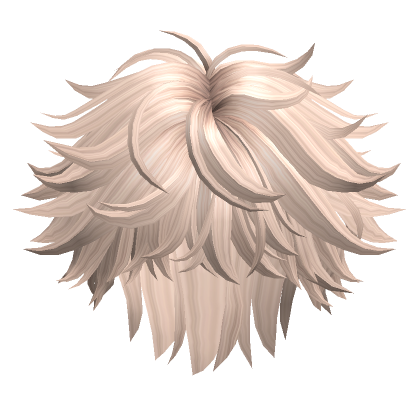 Messy Anime Hair Platinum Blonde Roblox