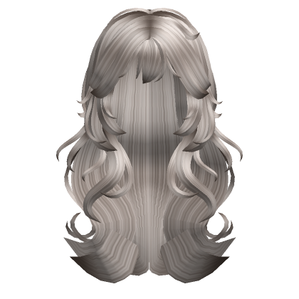 Cute Grunge Layered Wolf Hair Ash Blonde Roblox
