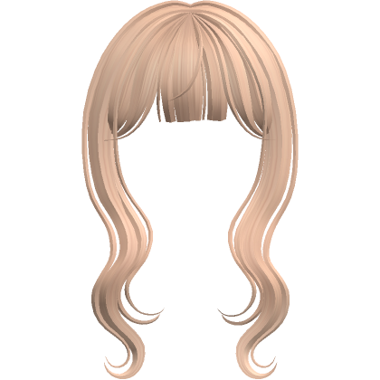 Long Wavy Bangs Blonde Roblox