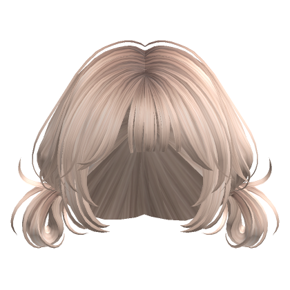 Cute Low Buns Platinum Blonde Roblox