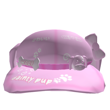 Kawaii Dainty Cutesy Puppy Bone Beret Pink S Code Price RblxTrade