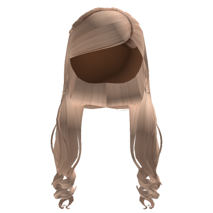 Side Part W Curls In Blonde Roblox