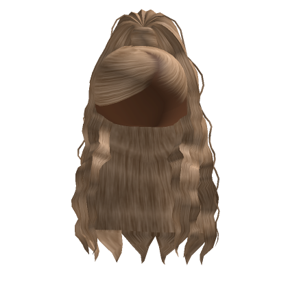 Blonde Ponytail With Side Swoop Roblox Item Rolimon S
