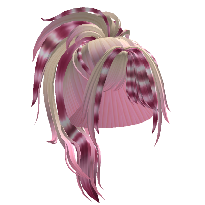 Sc Ne Rose Blonde Emo Spiky Cheveux Queue De Cheval D Taill S Roblox