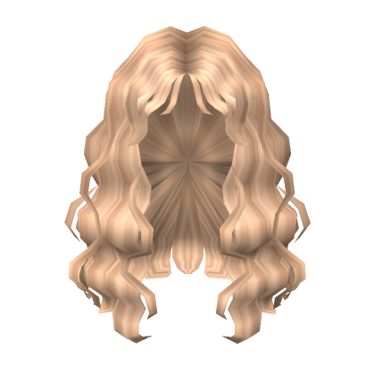 Y2K Messy Popstar Hair With Curls In Blonde Roblox