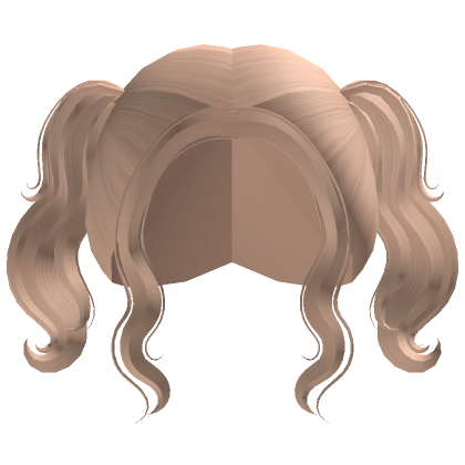 Short Wavy Pigtails In Blonde Roblox