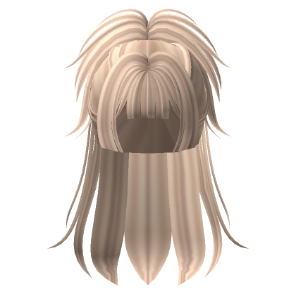 Messy Ponytail In Blonde Roblox