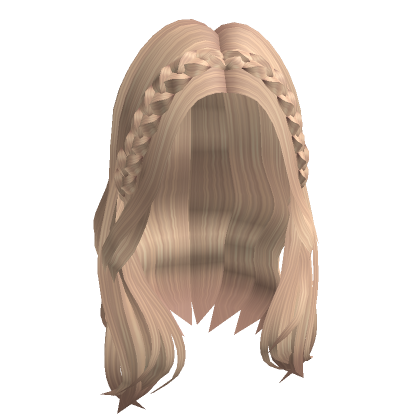 Preppy Flowy Layers W Crown Braid Blonde Roblox