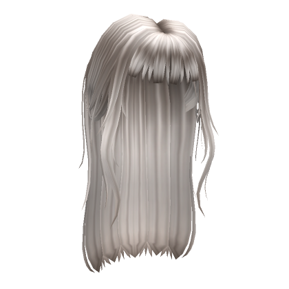 Long Straight Hair W Bangs Ash Blonde Roblox