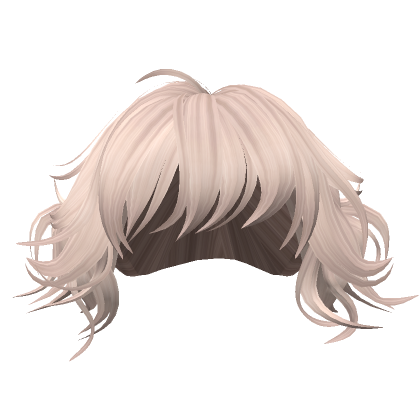 Short Wolf Cut Pigtails Ash Blonde Roblox