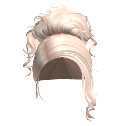 Light Blonde Messy Bun Roblox