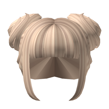 Blonde Kawaii Swirly Messy Buns Roblox