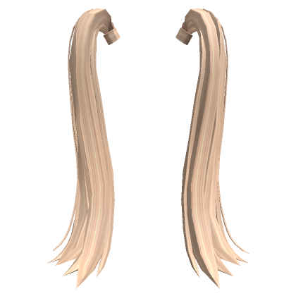 Blonde Long Pigtail Hair Extensions Roblox Item Rolimon S