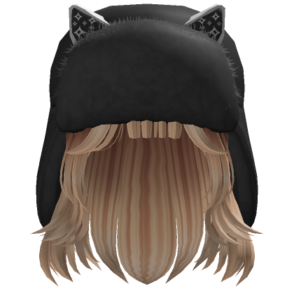 Super Cute Ushanka Jellyfish Hair Blonde Roblox