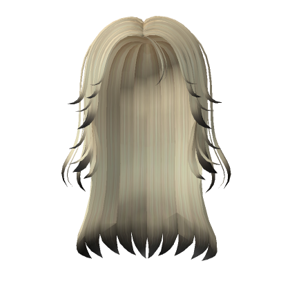 Y2k Long Layered Cut Hair In Washed Blonde Roblox Item Rolimon S