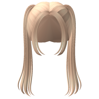 Cutesy Straight Pigtails Blonde Roblox Item Rolimon S