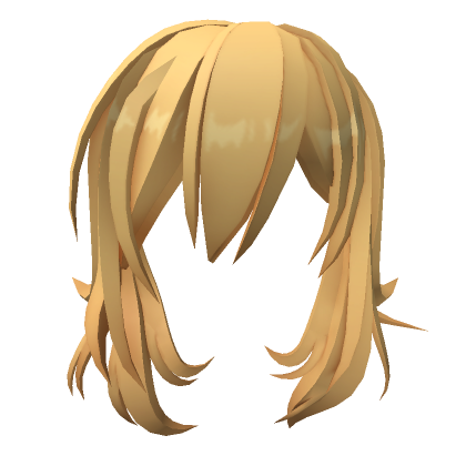 Blonde Fluffy Anime Bangs Roblox