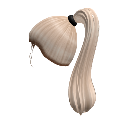 6 Iconic Natural Ponytail Platinum Blonde Roblox